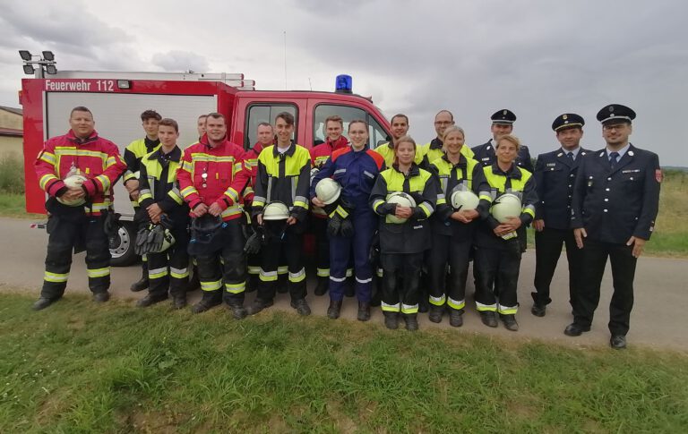 Leistungsprüfung der Feuerwehr Schnaid