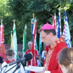 Erzbischof Gössl hielt den Open-Air Gottesdienst