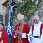 Erzbischof Gössl hielt den Open-Air Gottesdienst