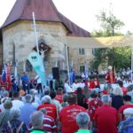 Erzbischof Gössl hielt den Open-Air Gottesdienst