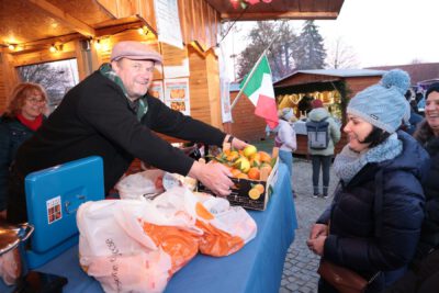 Die Italiener waren auch heuer wieder mit einem eigenen Stand vertreten  