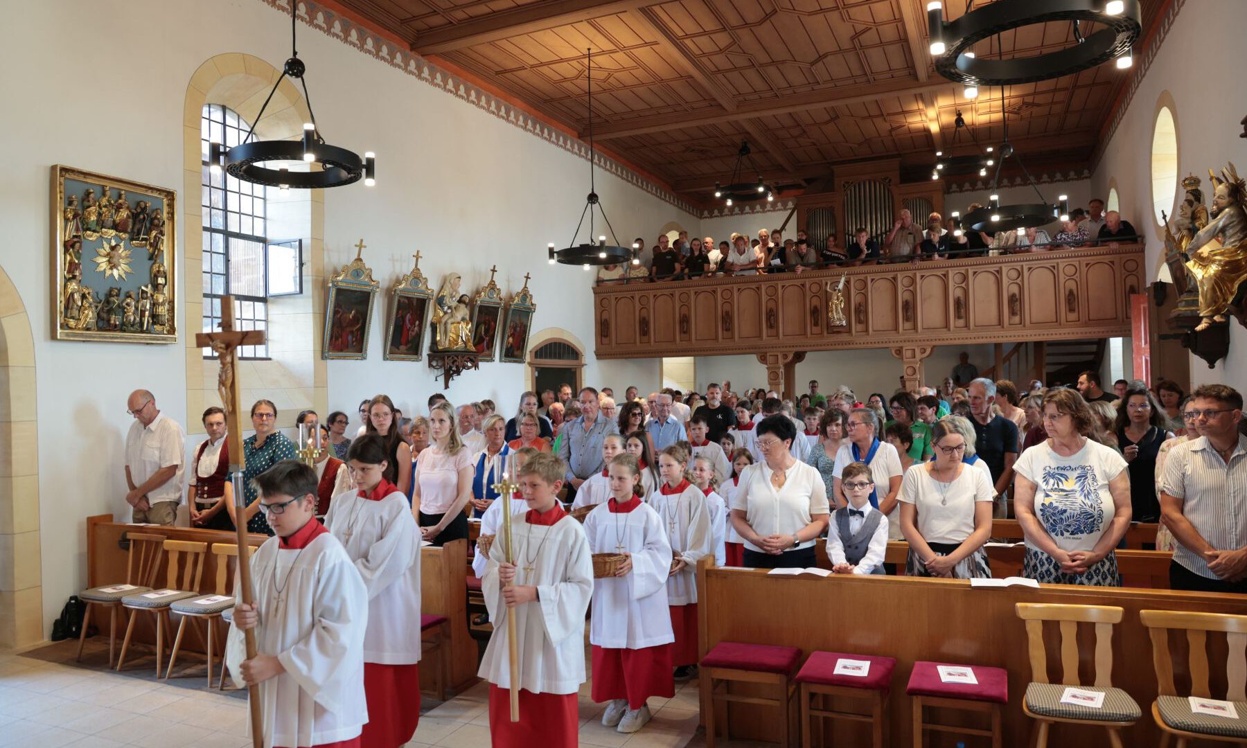 Wiedereröffnung der Pfarrkirche Schnaid
